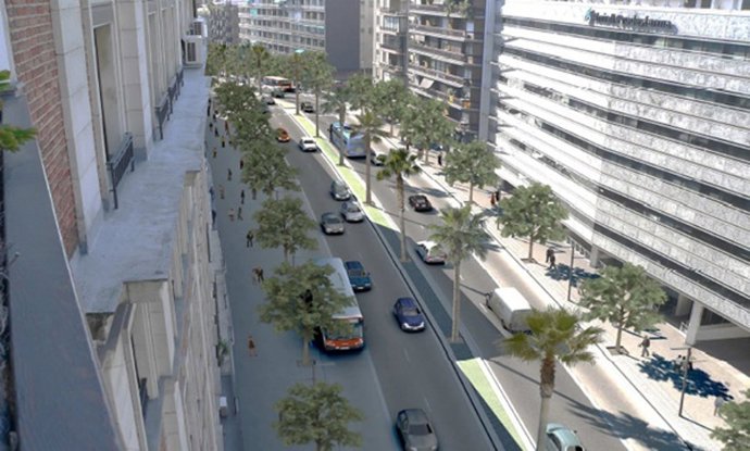 Remodelación de la Ronda Mitre entre Balmes y Mandri