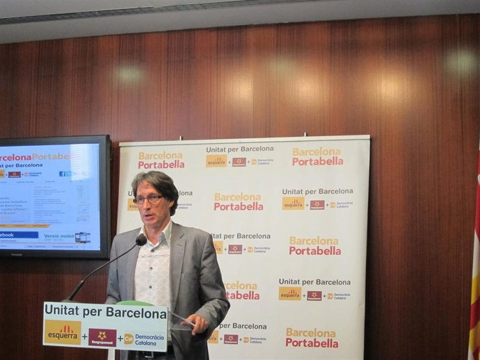 Líder de UpB en el Ayuntamiento de Barcelona, Jordi Portabella (ERC). 