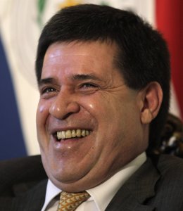 El presidente de Paraguay, Horacio Cartes.