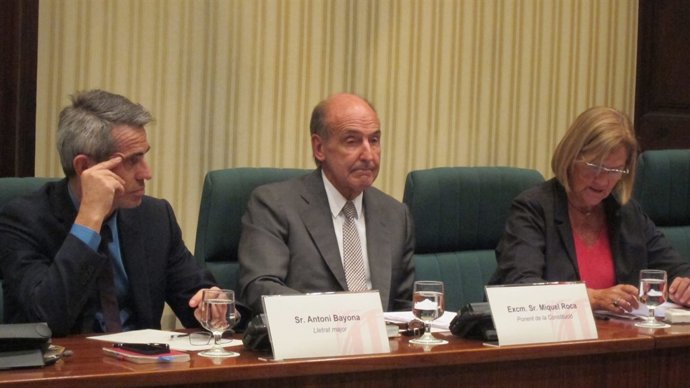 El abogado Miquel Roca en comisión parlamentaria