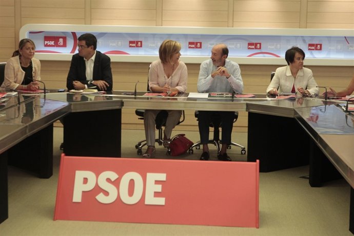 Rubalcaba y Valenciano