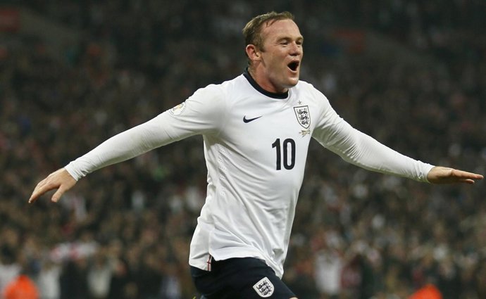 Wayne Rooney, con Inglaterra