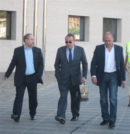 Fabra a su llegada a la sexta sesión del juicio en la Audiencia Castellón