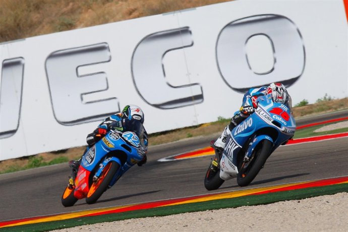 Maverick Viñales y Álex Rins