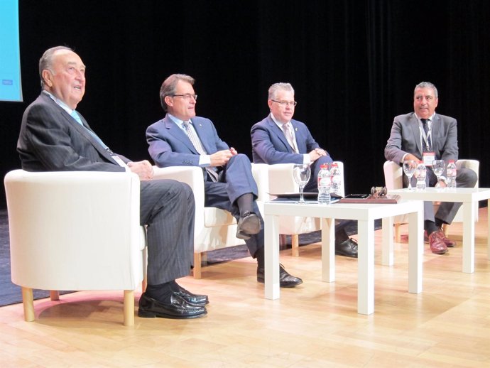 A.Pont, Artur Mas, P.Granados y A.Abelló 