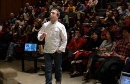 El chez Carles Tejedor en el curso Ciencia y Cocina en Harvard