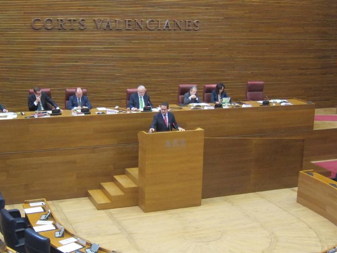 Bellver interviene en el pleno de las Corts
