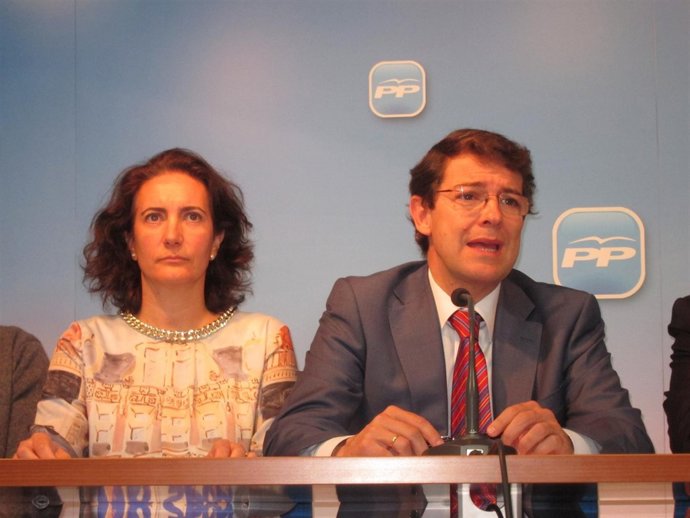 Mañueco y Cirac en rueda de prensa en Salamanca