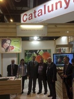 El conseller J.M. Pelegrí en Fruit Attraction