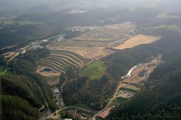 Vertedero de Serín, en Asturias