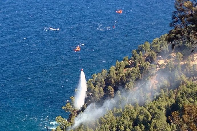 Incendio en Baleares