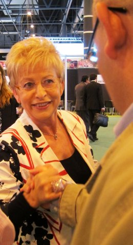 La consejera Elena Víboras, hoy en Fruit Atracttion