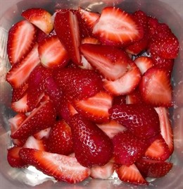 Fresas de cuarta gama.