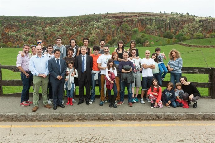 Visita de 'Los Miserables' a Cabárceno