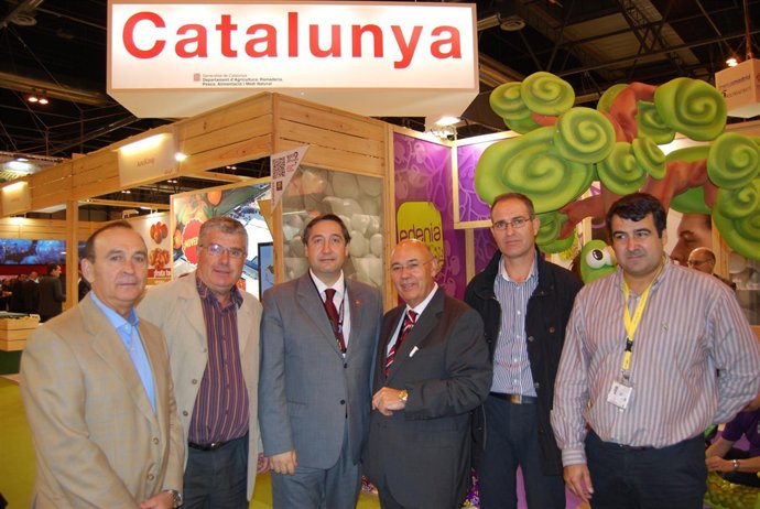 Representantes de Jarc-Coag con el conseller de Agricultura J.M Pelegrí