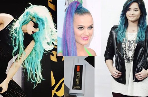 Tiñe tu pelo de azul con L'oreal 