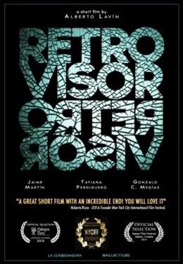 Cartel del cortometraje cántabro 'Retrovisor'
