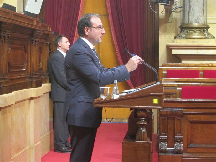 El conseller Ramon Espadaler, en el Parlament