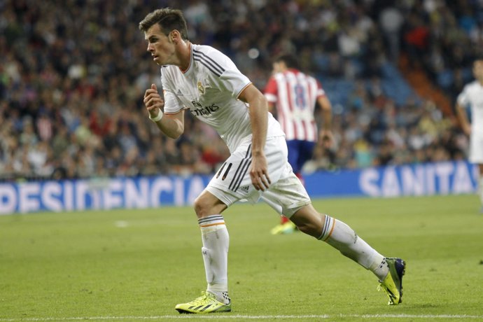 Gareth Bale en el Real Madrid-Atlético