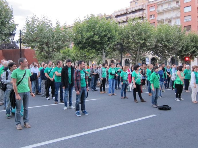 La Plataforma por la Escuela Pública protesta contra la LOMCE