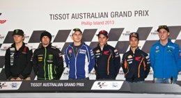 Miller, Crutchlow, Lorenzo, Márquez, Pedrosa y Espargaró