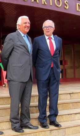 Santiago Herrero y José Sánchez Maldonado, hoy en la CEA.