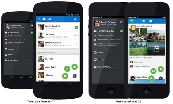 Los momentos multifoto estarán disponibles en la última versión de Tuenti 