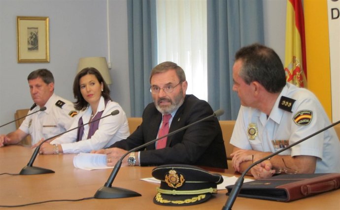 Rueda de prensa en la que se ha informado de la Operación Chatarra