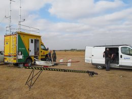 Prácticas con aviones no tripulados