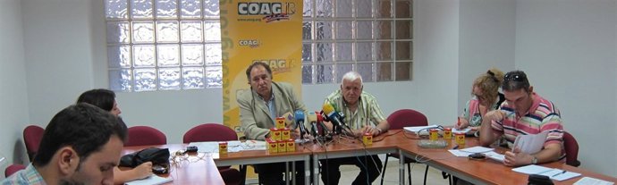Rueda de prensa de COAG