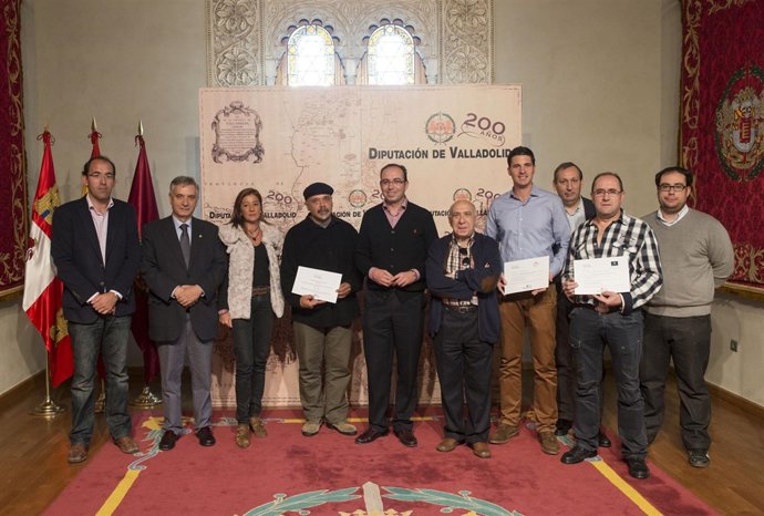 Foto de familia de  la entrega de premios