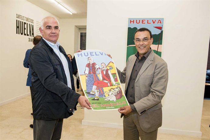 El presidente de la Diputación de Huelva, Ignacio Caraballo, en exposición.