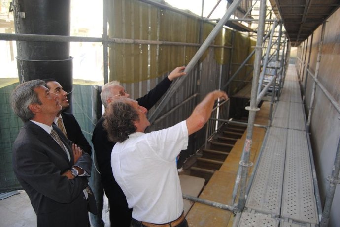 Pinturas recuperadas en la Arciprestal de Vinaròs.