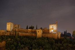 Acción de Greenpeace en la Alhambra