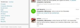 TWITTER COSPEDAL Y BÁRCENAS