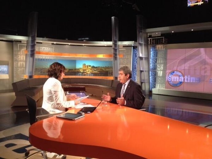 El conseller F.Homs, en una entrevista