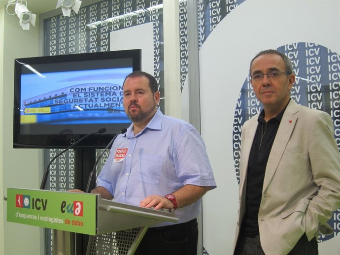 Joan Mena y Joan Coscubiela, ICV-EUiA