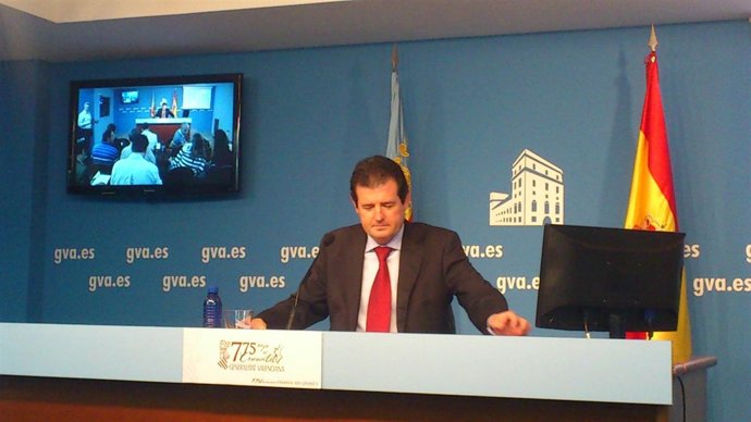 José Císcar tras el pleno del Consell