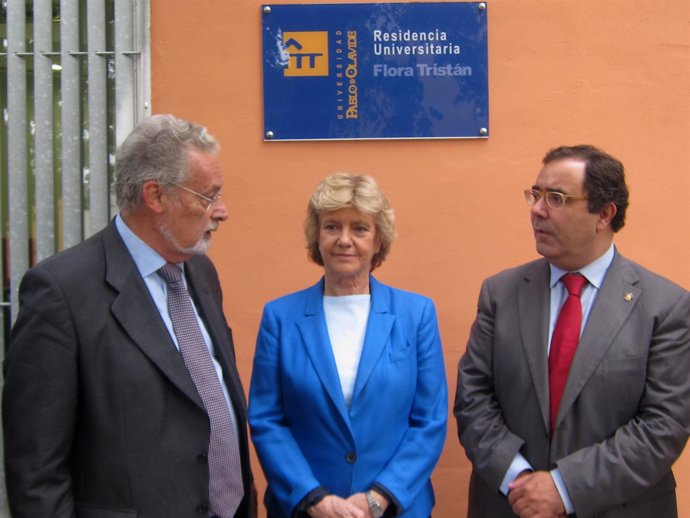 Jesús Maeztu, Soledad Becerril y Vicente Guzmán