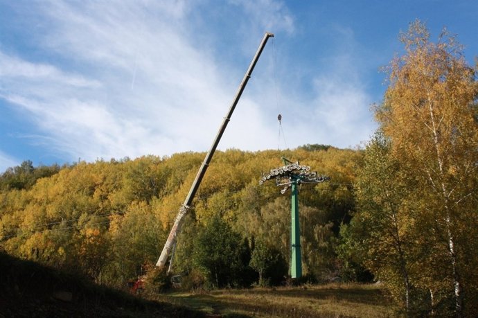 Trabajos de mantenimiento de Aramón Panticosa