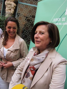 Sánchez Rubio (dcha.) junto a Isabel Ambrosio