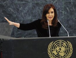 Presidenta de Argentina Cristina Fernández en la ONU