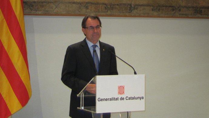 El presidente de la Generalitat, Artur Mas