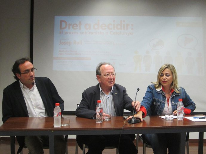 Josep Rull en la conferencia del Centre de Cultura Contemporània