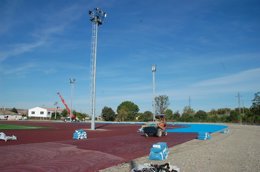 Puesta en marcha de la Ciudad del Deporte de Fraga.
