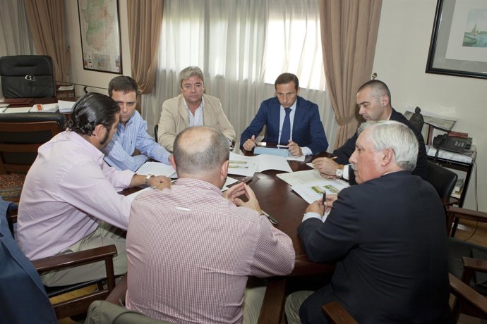 Un momento de la reunión