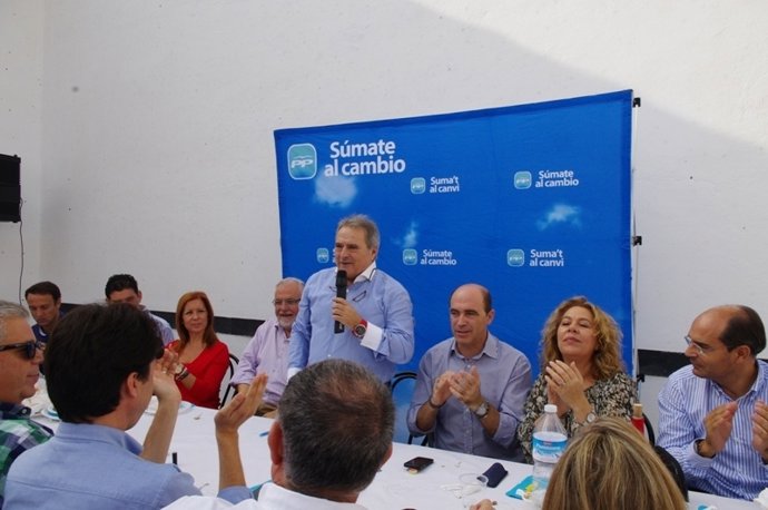 Rus en el almuerzo del PP en Xirivella