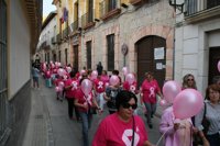 La marcha rosa 'Una milla por ellas' reivindica seguir luchando contra el cáncer de mama en Cehehín