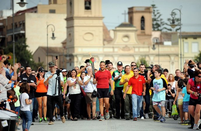 Víctor Cerdá a su llegada a las Torres de Serranos de Valencia
