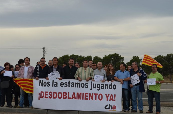 CHA reclama "presupuesto real" para el desdoblamiento de la N-232.